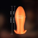 Siliconen anale plug in brede maat. XXL voor intens genot, discrete verpakking en eenvoudig onderhoud garanderen maximaal comfort en privacy. 3