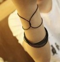 Siliconen armband 20 stuks zwart