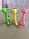 Siliconen bijtring in de vorm van een giraffe 12 cm Zachte bijtring voor baby's Vrij van BPA Voedselveilig siliconen Vriendelijk 7