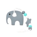 Siliconen bijtring in de vorm van een olifant J3531 4