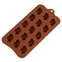 Siliconen chocolade hartvorm 6