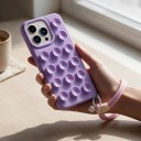 Siliconen hoes met zuignappen en polsband voor iPhone 17 Antislipafwerking Blijft op een glad oppervlak Plots voor video's en fotografie 12