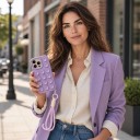 Siliconen hoes met zuignappen en polsband voor iPhone 17 Antislipafwerking Blijft op een glad oppervlak Plots voor video's en fotografie 13