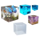 Siliconen mal voor gietingen van hars in de vorm van een blok 4,9 x 4,9 cm Creatie van decoraties, sieraden, versieringen en originele harsprojecten 3