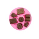 Siliconen mal voor koekjes en chocolade 1