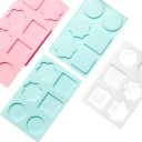 Siliconen mal voor zegels 13,2 x 8,5 cm Verschillende maten holtes Mal voor waszegels voor decoraties van enveloppen en aankondigingen 1