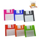 Siliconen onderzetter in de vorm van een floppy disk, 6 stuks 1