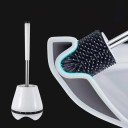 Siliconen toiletborstel met houder 3