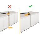 Siliconenstrip voor fornuis - 2 stuks 2