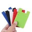 Silikon-Etui für Karten und Ausweise mit Ausschnitt für einfaches Herausziehen der Karten Wellenförmiger Rand der Tasche Abgerundete Ecken 8