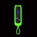 Silikon-Fernbedienungsabdeckung, 14 x 4,5 cm, Katzenohr, im Dunkeln leuchtende Schutzhülle für TCL Hisense Roku TV, rutschfestes Design 7