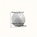 Silikon forma szappanhoz 7,7 x 7,5 cm Kerek spirális golyó Formázott forma szappan készítéséhez 2