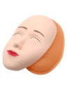 Silikon Kopf für Gesichtstraining 5D 22 × 14 cm Realistische Übungsmasken für Gesichtsanwendungen 5