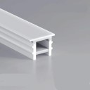 Silikon LED profil 1 m 6 x 6 mm Rugalmas Diffúzorral Zsugorított beszereléshez Fehér LED szalag nélkül Lineáris világításhoz 1