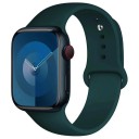 Silikon szíj az Apple Watch Series 9 8 7 6 5 4 3 SE Ultra 2 38 mm - 40 mm - 41 mm M-L Vízálló puha gumis szíj a kényelmes egész 24