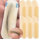 Silikon-Trainerpads für Augenbrauen 10 Stück 60 × 20 mm Flexible Übungs-Pads für das Augenbrauenstyling 11