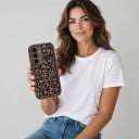 Silikon védőtok Samsung Galaxy S25 Edge leopard mintával Kamera védőkeret Megemelt szélek Mobiltelefon tok nyomtatással 16