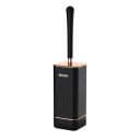 Silikon WC-borste med lång handtag 41 cm hållare 21 × 8,3 cm snabbtorkande vattentät toalettborste för rengöring av badrum 3