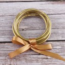 Silikonarmband för kvinnor 5 st 8