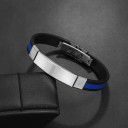 Silikonarmband för män H629 4