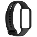 Silikonband 16,3 mm för Xiaomi Smart Band 8 Active och Redmi Band 2 Bekväm justerbar silikonrem med medelhårdhet och behaglig bärbarhet 3