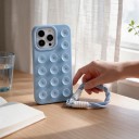 Silikoncover med sugekopper og håndledsrem til iPhone 18 Pro Antiskrid behandling Holder på glatte overflader Til videoer og fotografering 16