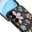 Silikoncover til Samsung Galaxy A35 Motiv af farverige blomster Holdbart og tyndt Kamera-læber 1,5 mm Sideinskrift Flower Til hver dag 4