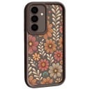 Silikoncover til Samsung Galaxy S24+ Blomsterdesign Beskyttende mobilcover Hævet ramme omkring kameraet 7