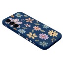 Silikoncover til Samsung Galaxy S24+ med motiv af tegnede blomster Kamera beskyttelse Mobilcover Blomster og blade 5