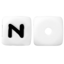 Silikone alfabetperler 10 stk. 17