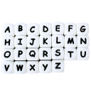 Silikone alfabetperler 10 stk. 29