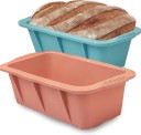 Silikone bageform Terning Brød Kage Salte og søde opskrifter Non-stick Genanvendelig Temperaturbestandig Kreativ kreation 25×12×7,5 cm 2