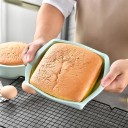 Silikone brødbageform Rektangulær form 19,5x17,5x5 cm Slip-let form til sød og salt bagning Modstandsdygtig over for høje temperaturer 3