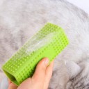 Silikone hårfjerner massagebørste til hårkæmning silikonebørste til hunde og katte 3