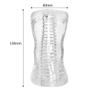 Silikone masturbator til mænd 130 x 60 mm med realistisk interiør, diskret emballage 2