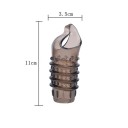 Silikone sort transparent penis sleeve 11x3,5cm med ringe og stimulerende kugler diskret emballage 2