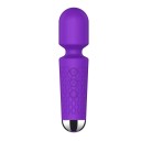 Silikone vibrerende tryllestav med 8 hastigheder og 10 vibrationstyper, USB-opladning, vandtæt, diskret emballage 6