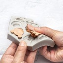Silikoneform skovdyr 3