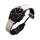 Silikonenen leren band voor Samsung Galaxy Watch 4 Classic 42mm Elegante vervangband Comfortabel zacht dragen Stijlvolle accessoire voor smartwatches 5