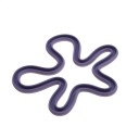 Silikonenen onderzetter met geometrisch ontwerp hittebestendige antislip onderzetter 16,5 × 16,5 × 0,9 cm siliconen placemat voor de tafel 3