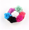 Silikoneperler formet som en blomst - 10 stk. 14