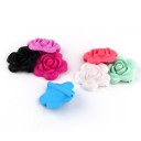 Silikoneperler formet som en blomst - 10 stk. 2