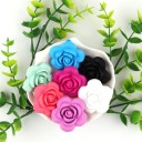Silikoneperler formet som en blomst - 10 stk. 3