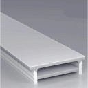 Σιλικόνης LED προφίλ 30 x 10 mm Λευκός περιθώριο 34 mm Μήκος 1 m Ευέλικτο Με διαχύτη Ενσωματωμένη εγκατάσταση σε αυλάκι Για LED ταινία Χωρίς LED 1