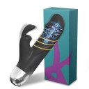Silikonevibrator 14,5 cm med kaninhoved, 10 vibrationstilstande, vandtæt, diskret emballage 1