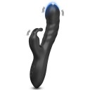 Silikonevibrator 20,5 cm med kaninhoved, dobbeltsidet, 10 vibrationstilstande, diskret emballage 4