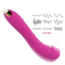Silikonevibrator med realistisk penishoved, justerbar form, 10 vibrationstilstande, USB-opladning og diskret emballage. 2
