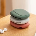 Silikonfodral för hörlurar med öppning på toppen Rundad form utan dragkedja Mått 7,6 x 9 x 2,5 cm Resetillbehör för väskan 4