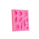 Silikonform 3D för bakning med snäckor För små dekorationer i form av snäckor och snäckskal Elva motiv i olika storlekar Mått 7,6 x 6,5 cm 5