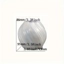 Silikonform für Seife 9,3 x 9,1 cm Runde spiralförmige Kugel Geformte Form zum Seifenherstellen 2